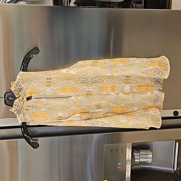 💕VERONICA M💕 Mock Neck Sleeveless Blouse ~ Multi-Color Print Medium M NWOT - Picture 2 of 7